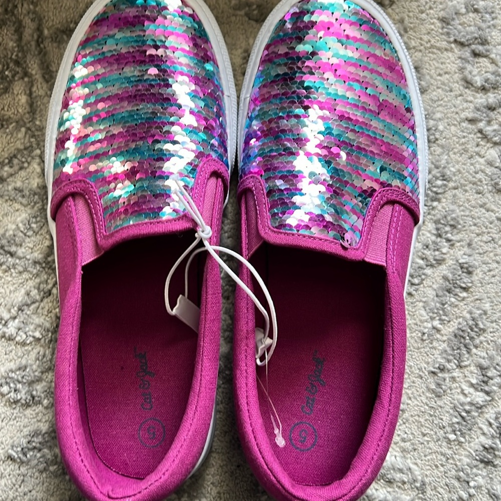 Cat and Jack sequin sneakers